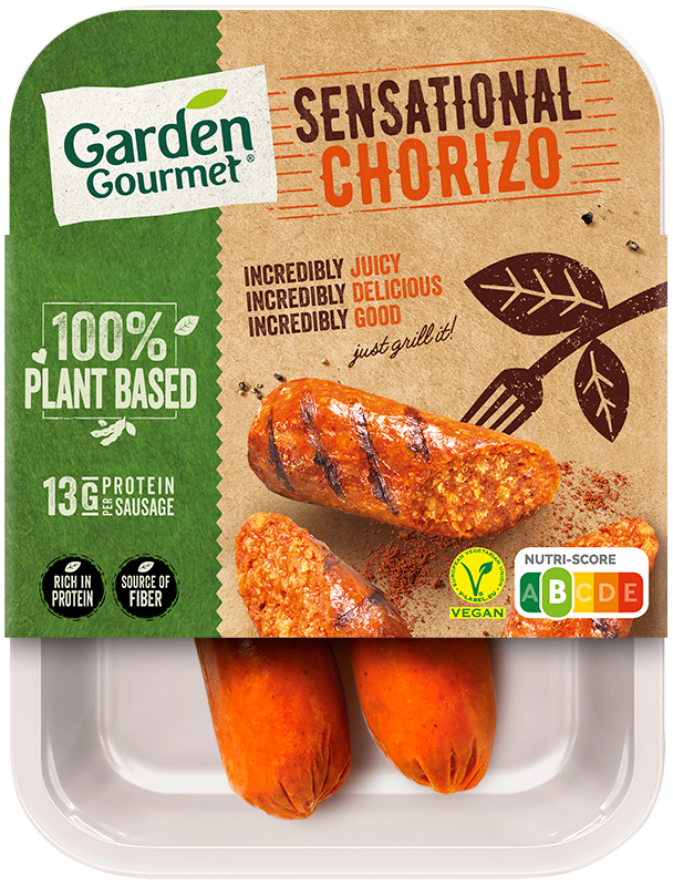 Vegetarische Chorizo Garden Gourmet